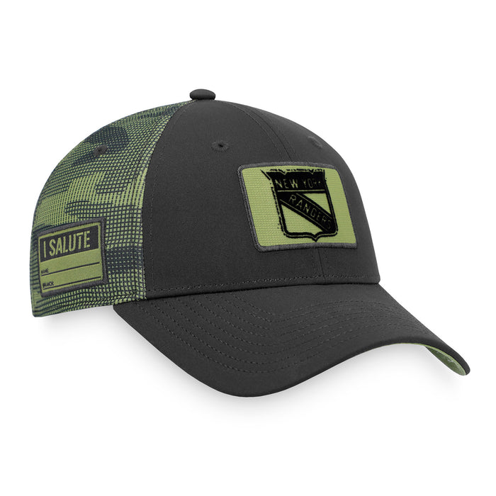 Fanatics Rangers Military Appreciation Structured Adjustable