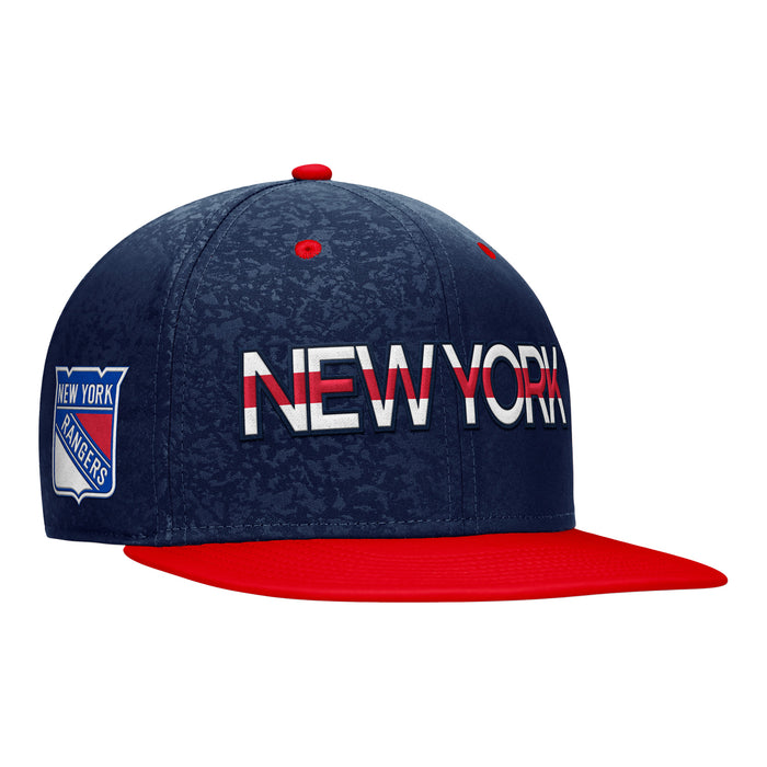 Fanatics Rangers 23-24 Authentic Pro Rink Debossed Snapback - Image 2