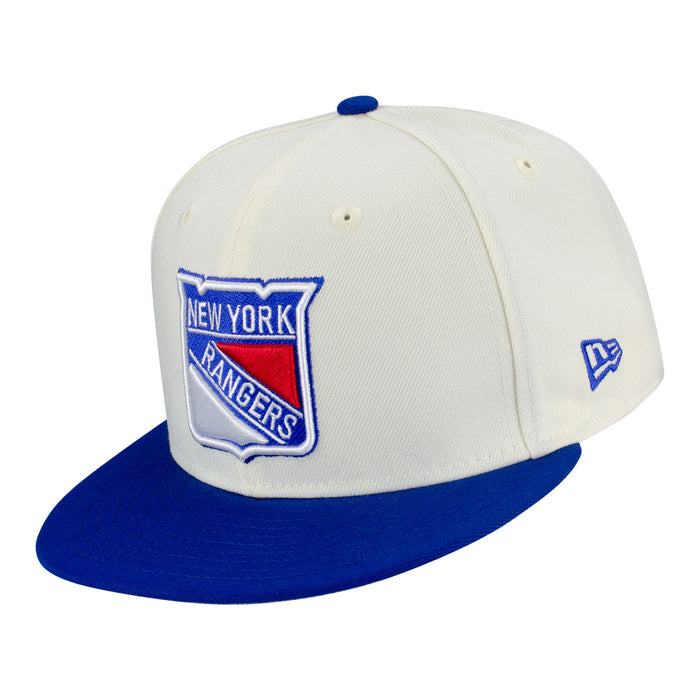 New York Rangers New Era 5950 Chrome Logo Hat - Image 2