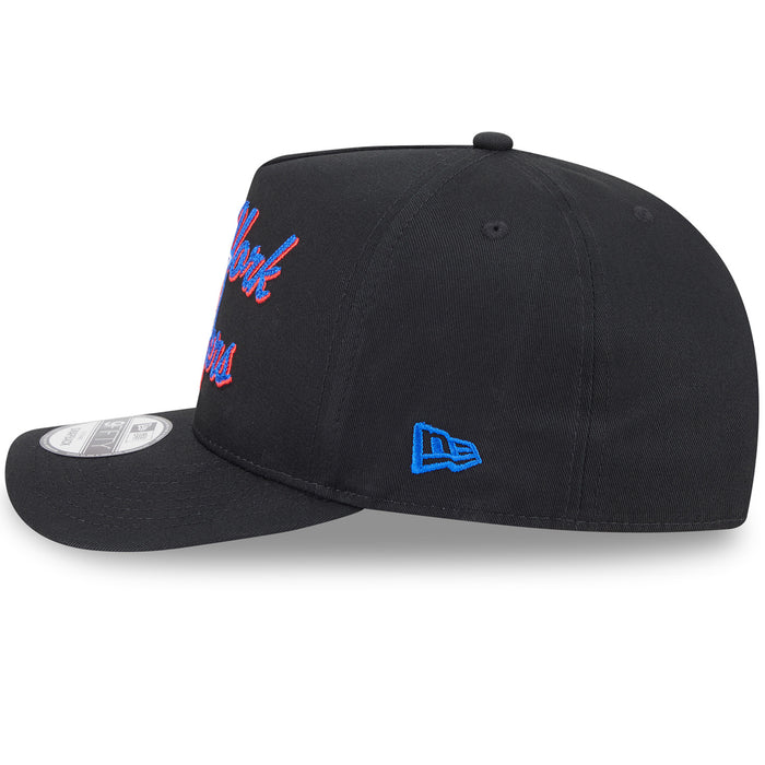 New Era Rangers Chainstitch 950 A Frame Snapback Black - Image 5