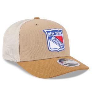 New Era Rangers 2 Tone Trucker 970 Stretch Snapback Stone