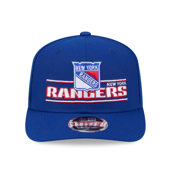 New Era Rangers Stated 970 Stretch Snapback Royal - Image 4