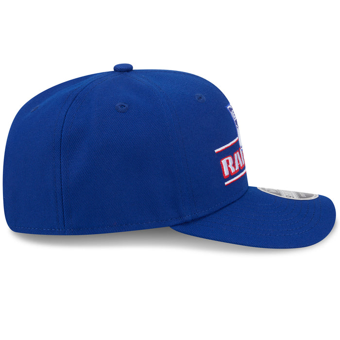 New Era Rangers Stated 970 Stretch Snapback Royal - Image 6