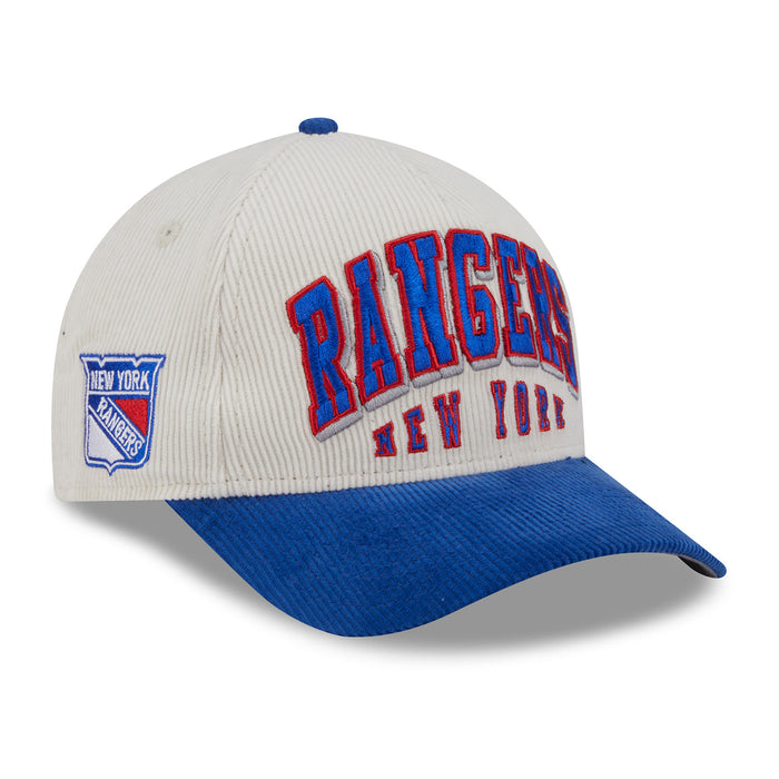 New Era Rangers 2Tone Sided 940 M-Crown A Frame Snapback Chrome/Royal