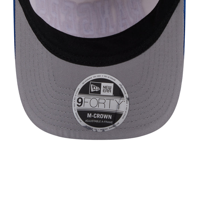 New Era Rangers 2Tone Sided 940 M-Crown A Frame Snapback Chrome/Royal - Image 7