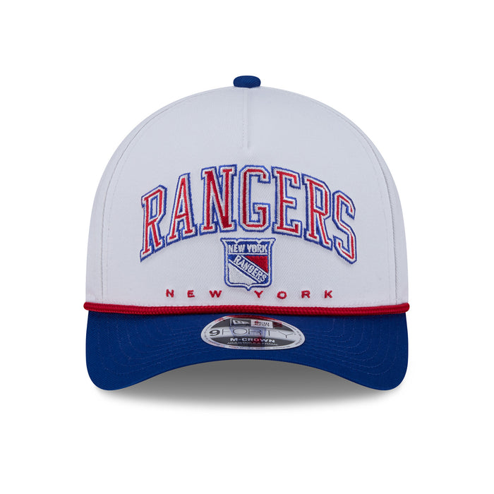 New Era Rangers Arch 940 M-Crown A Frame Snapback White/Royal - Image 4