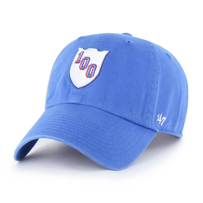 '47 Brand Rangers Centennial 100 Logo Heritage Blue Clean Up - Image 2