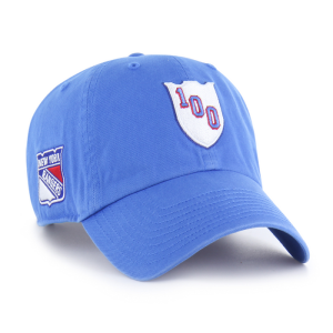 '47 Brand Rangers Centennial 100 Logo Heritage Blue Clean Up