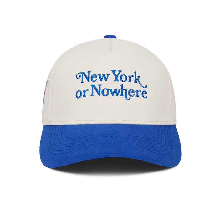 NYON x Rangers White/Royal Motto Snapback - Image 3