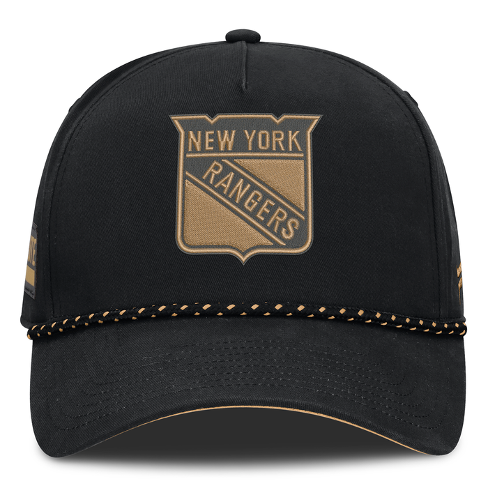 Fanatics Rangers 25 Military Appreciation Black Adjustable Hat - Image 4