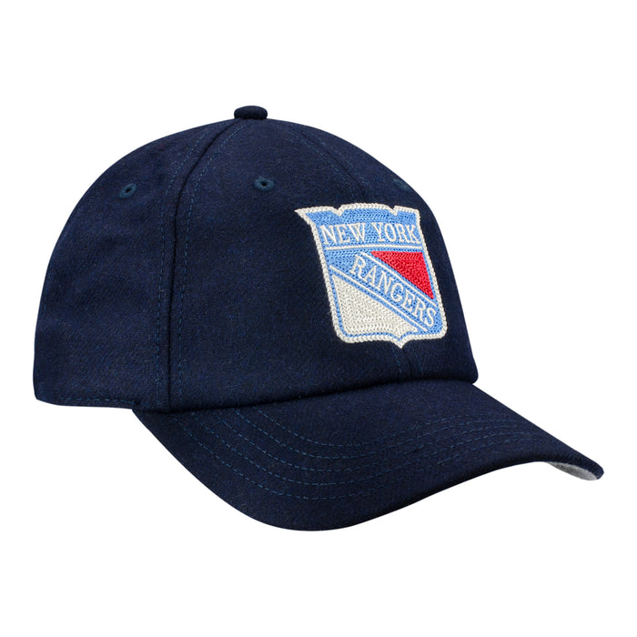 American Needle Rangers Centennial Logo Archive Navy Wool Hat - Image 2