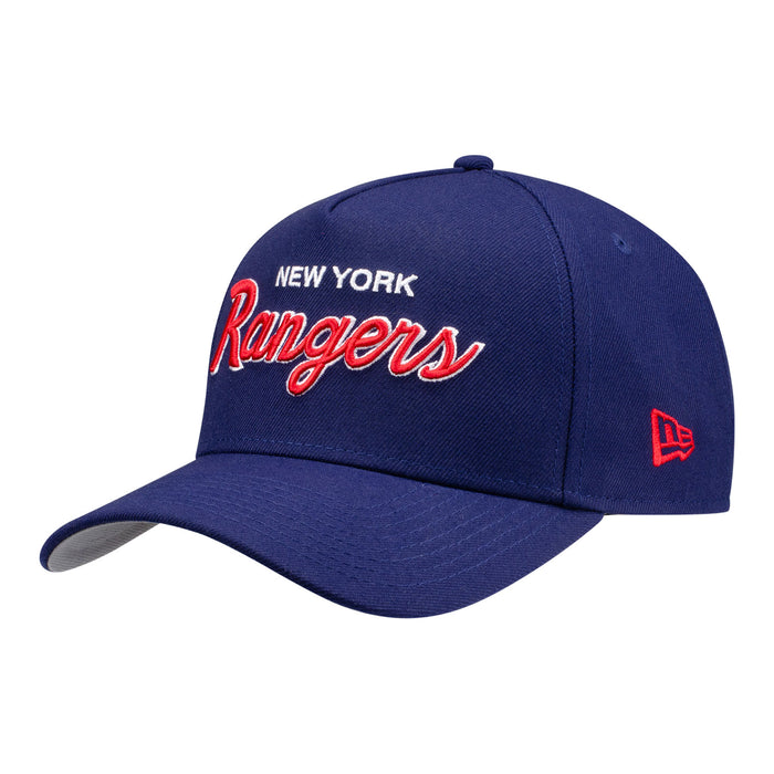 New Era Rangers Script Navy 940 A-Frame Snapback - Image 2