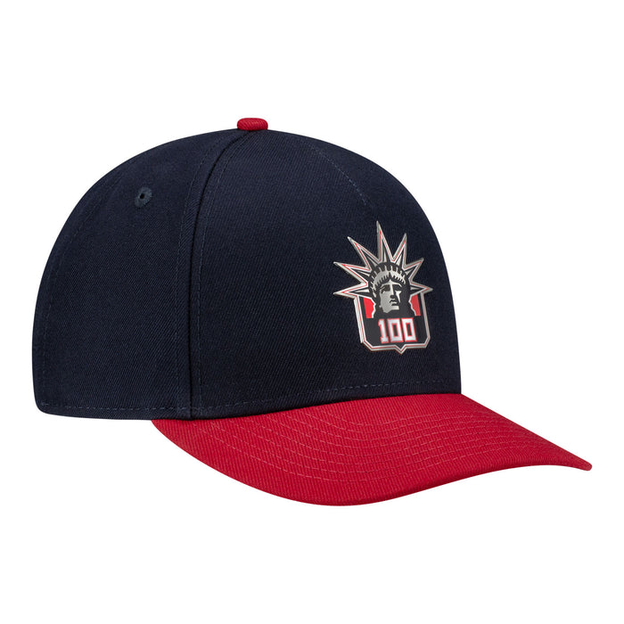 New Era Rangers Exclusive Centennial Liberty 100 940 M-Crown A-Frame Adjustable Hat - Image 2