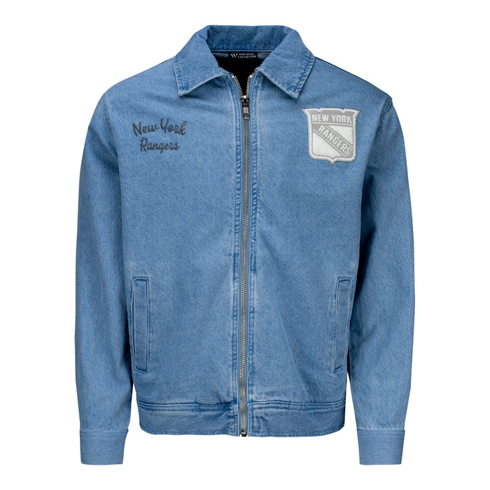 Women's Wild Collective Rangers Chenille Button Up Denim Jacket - Image 2