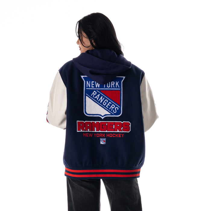 Wild Collective Rangers Hooded Varsity Jacket - Image 2
