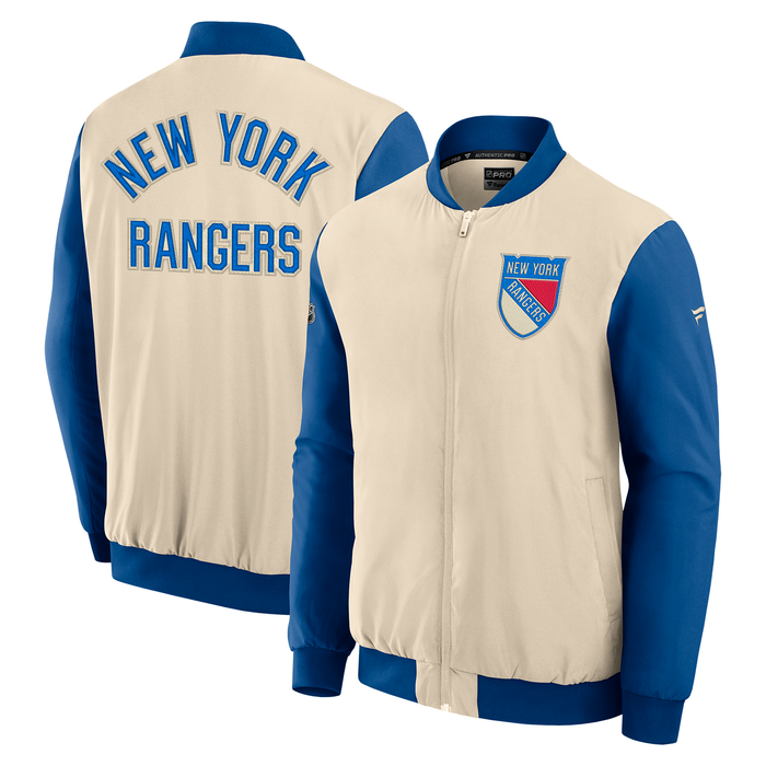 Fanatics Rangers Authentic Pro Winter Classic 2026 Road Bomber Jacket - Image 3