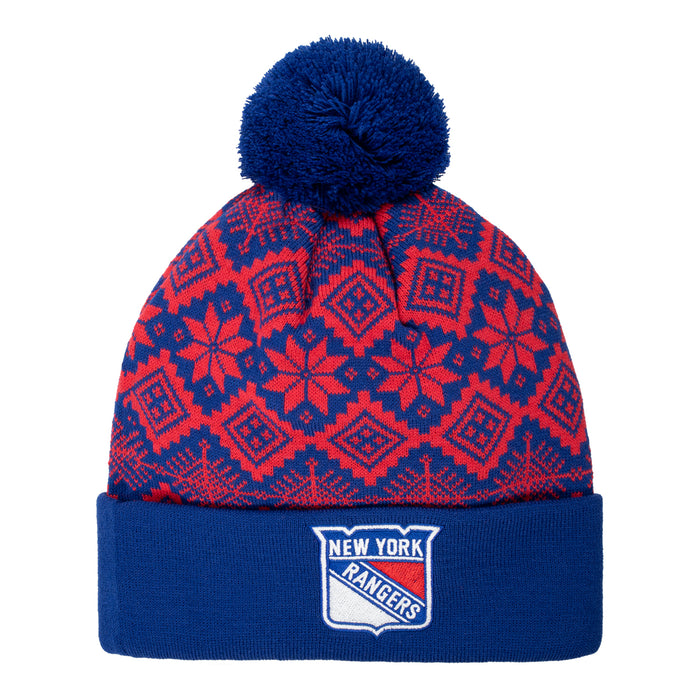 CCM Rangers Diamond Pom Beanie