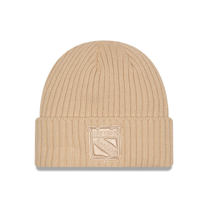 New Era Rangers Color Pack Taupe Knit Cuff