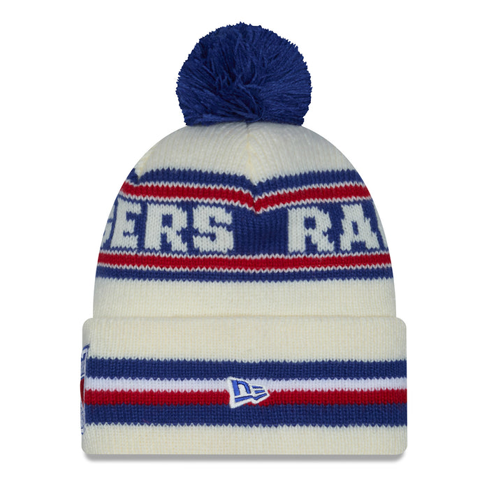 New Era Rangers Classic Chrome/Royal Knit Pom - Image 2