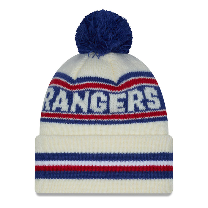 New Era Rangers Classic Chrome/Royal Knit Pom - Image 3