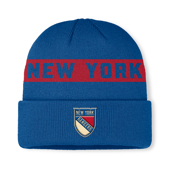 Fanatics Rangers 25-26 Centennial Authentic Pro Rink Cuffed Beanie