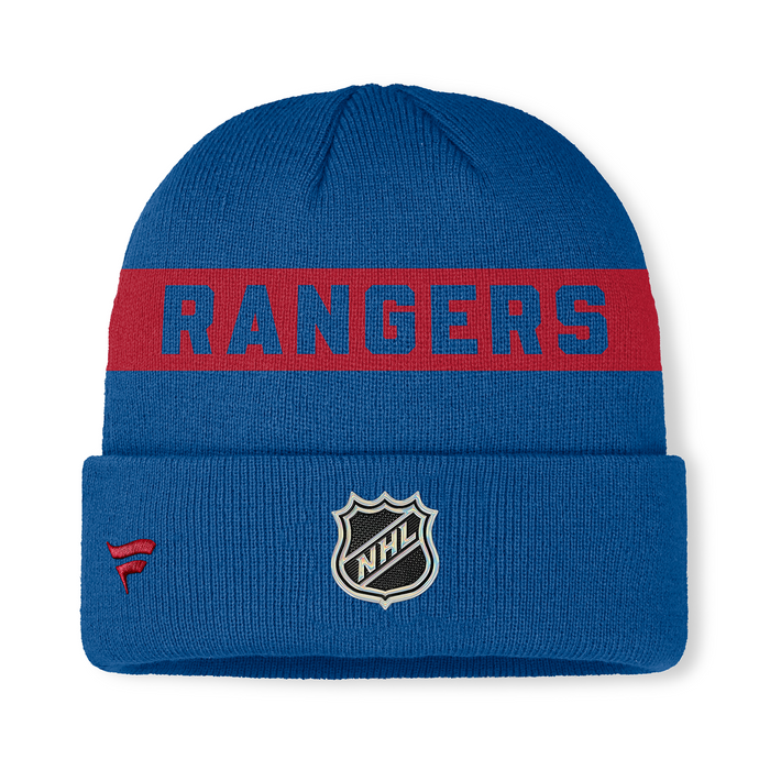 Fanatics Rangers 25-26 Centennial Authentic Pro Rink Cuffed Beanie - Image 2