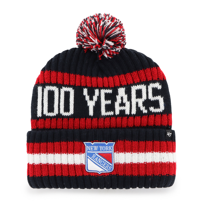 '47 Brand Rangers Centennial 100 Years Bering Navy Knit
