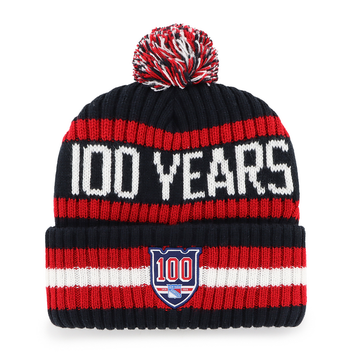 '47 Brand Rangers Centennial 100 Years Bering Navy Knit - Image 2
