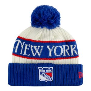 New Era Rangers Exclusive New York Script Pom Knit