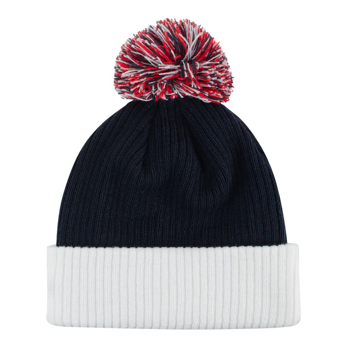 New Era Rangers Exclusive Centennial Liberty 100 Pom Beanie - Image 2