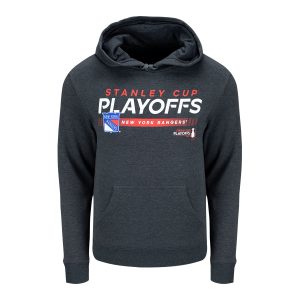 Fanatics Rangers 21-22 Playoff Participant Hood Grey