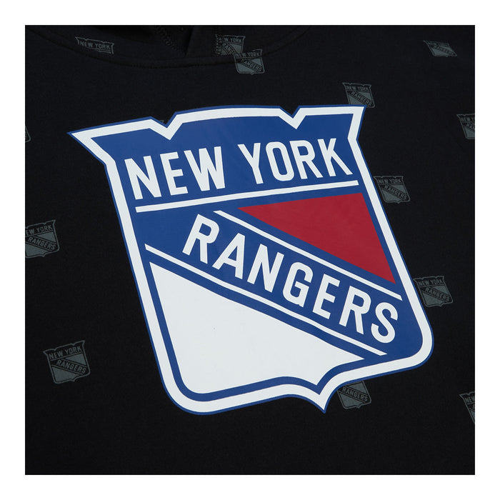 Mitchell & Ness Rangers All Over Print Hoodie - Image 3
