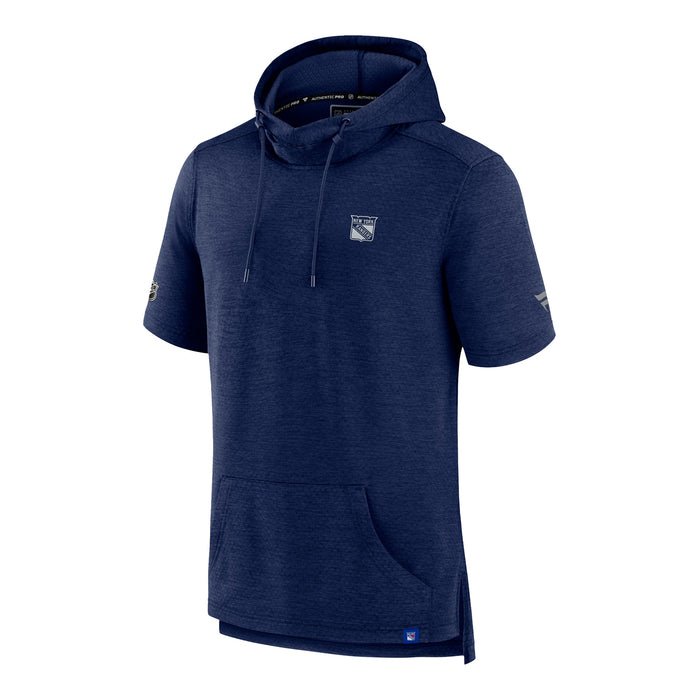 Fanatics Rangers 23-24 Authentic Pro Short Sleeve Hoodie