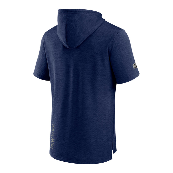 Fanatics Rangers 23-24 Authentic Pro Short Sleeve Hoodie - Image 2