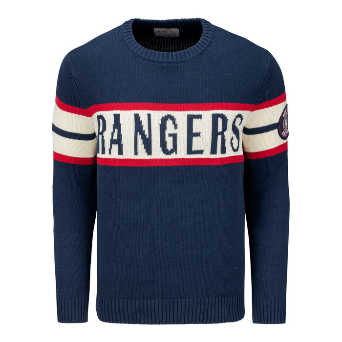 American Needle Rangers Navy McCallister Sweater