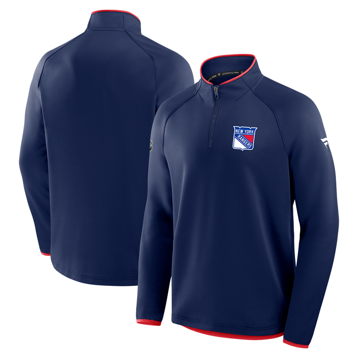 Fanatics Rangers 25-26 Authentic Pro Rink Fleece Quarter Zip Pullover - Image 3