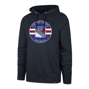 '47 Brand Rangers Centennial Token Logo Hoodie