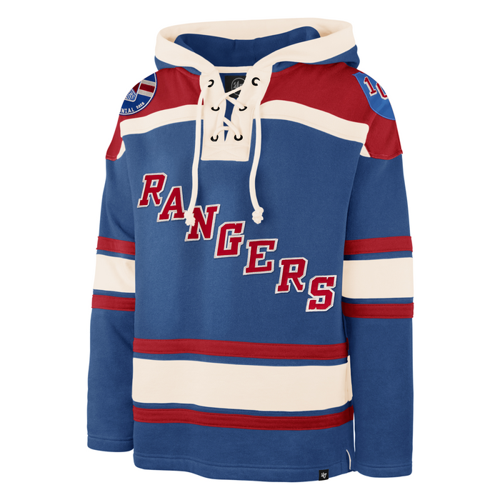 '47 Brand Rangers Centennial Superior Lacer Hoodie