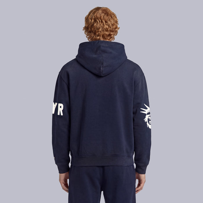 GAME 7 x Rangers Centennial Vintage Washed Embroidery Hoodie - Image 2
