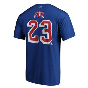 Adam Fox Rangers Name & Number T-Shirt