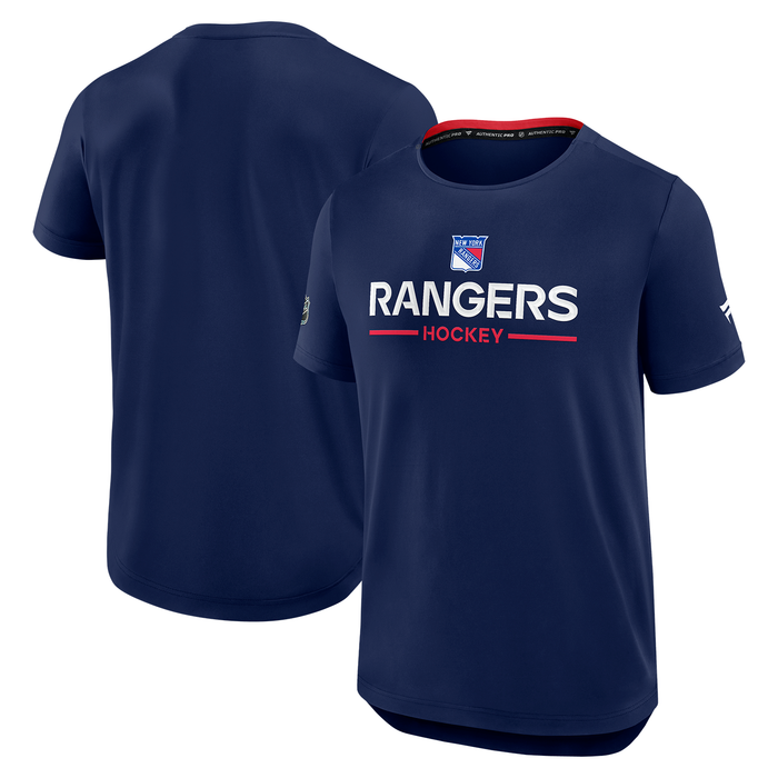 Fanatics Rangers 25-26 Authentic Pro Rink Tech Tee - Image 3