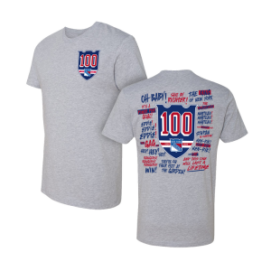 We Bleed Blue Centennial Grey Tee