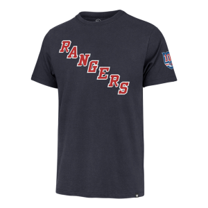 '47 Brand Rangers Centennial Navy Franklin Fieldhouse Tee