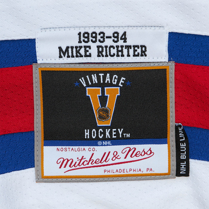 Mitchell & Ness Rangers Mike Richter 1993 Road Jersey - Image 5