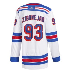 Mika Zibanejad Adidas Authentic Road Jersey