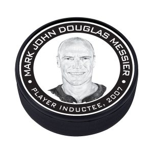 Mustang Rangers 2007 Mark Messier Textured Puck