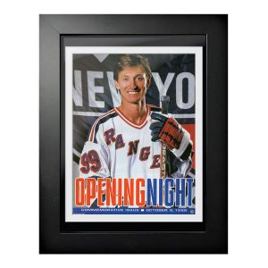 Mustang Rangers Wayne Gretzky Opening Night Program Cover Frame