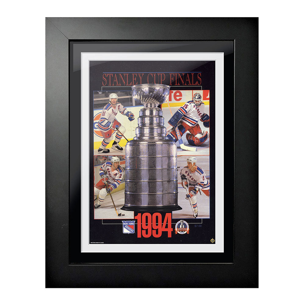 Mustang Rangers 1994 Stanley Cup Program Cover Frame