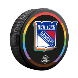 New York Rangers Pride Puck
