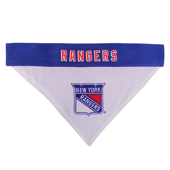 New York Rangers Pet Reversible Bandana - Image 3
